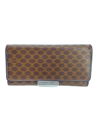 【中古】CELINE◆長財布/--/BRW/総柄/レディース/マカダム/オールド/【服飾雑貨他】 【中古】CELINE◆長財布/--/BRW/総柄/レディース/マカダム/オールド/【服飾雑貨他】