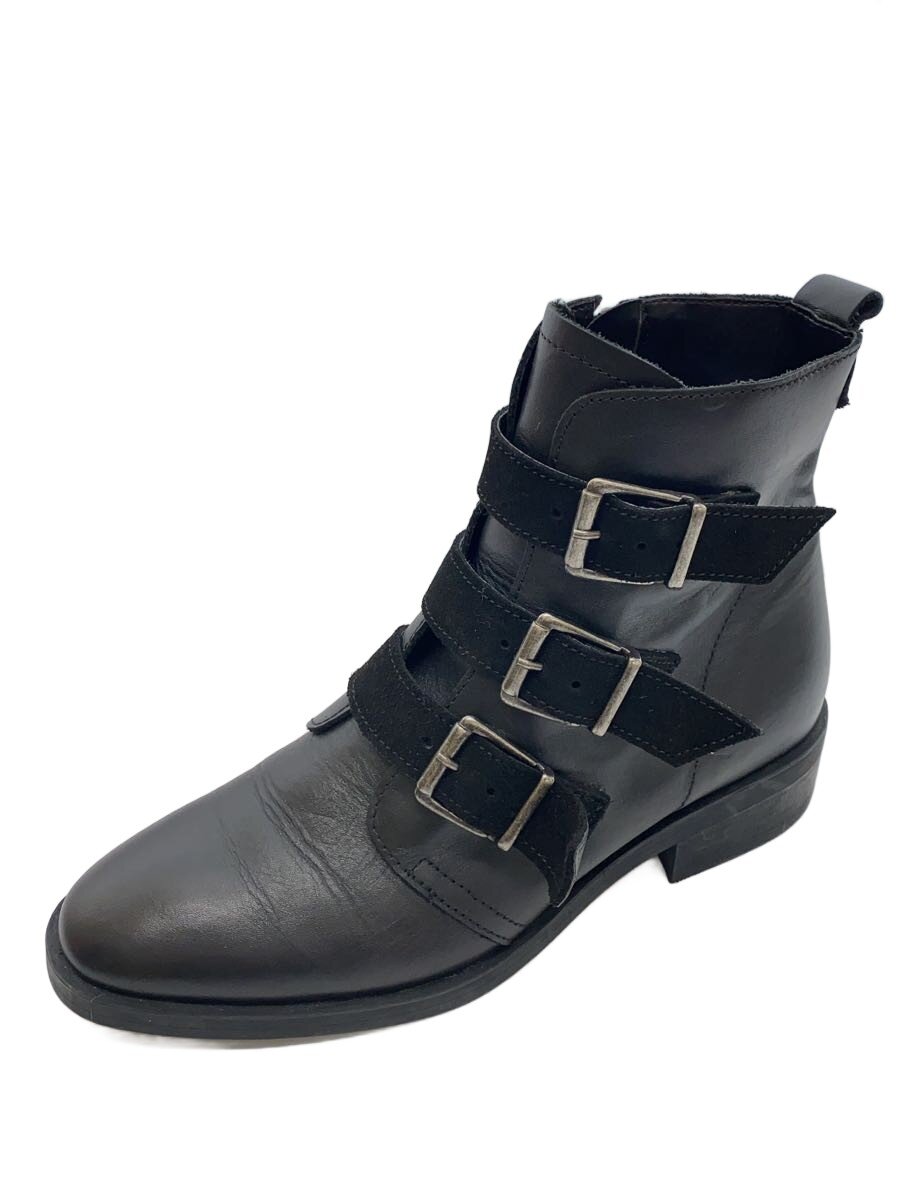 Stilmoda◆ブーツ/38/BLK/レザー