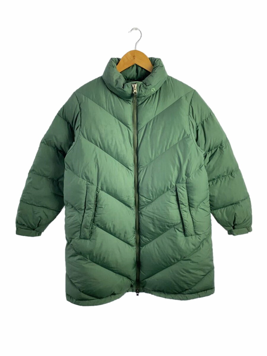 【中古】THE NORTH FACE◆ASCENT COAT_アッセントダウンコート/M/ナイロン/カーキ//【レディースウェア】