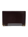 【中古】Cartier◆カードケース/レザ