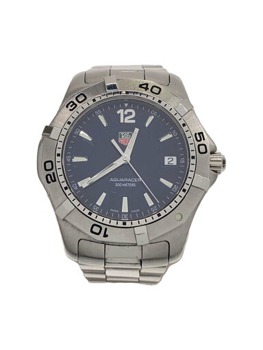 【中古】TAGHeuer◆アクアレーサー__QZ_SS_39mm/アナログ/ステンレス/NVY/SLV/風防傷有【服飾雑貨他】 【中古】TAGHeuer◆アクアレーサー__QZ_SS_39mm/アナログ/ステンレス/NVY/SLV/風防傷有【服飾雑貨他】