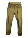 【中古】SUGAR CANE◆SC40302-081/ストレートパンツ/31/BEG/砂糖黍繊維50%/OKINAWA/柿渋染【メンズウェア】