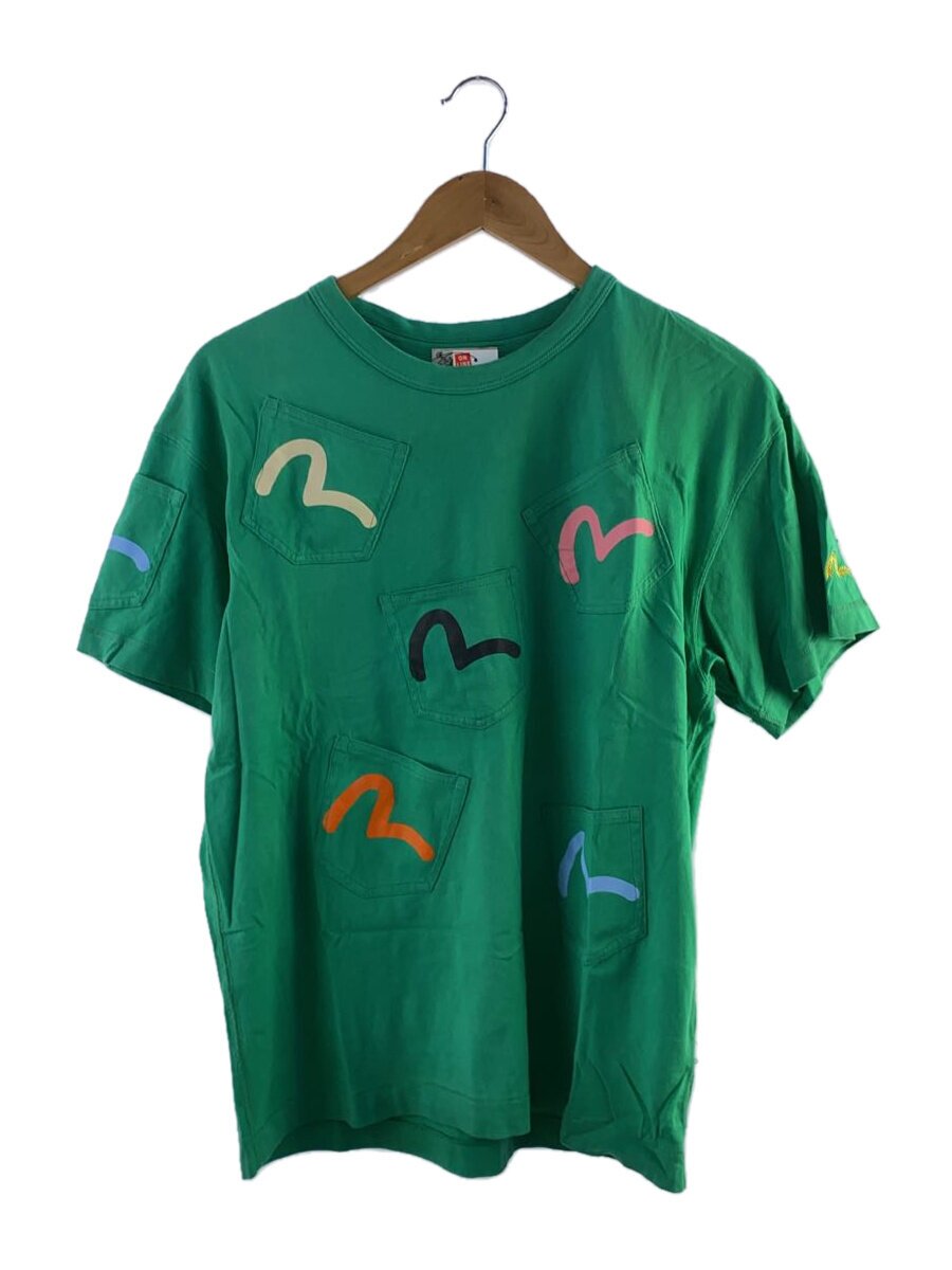 Tシャツ・カットソー EVISU Men T-shirt Green 2ESHTM5TS1136 GRN 楽天市場】グリーン(ブランドエヴィス)(Tシャツ・カットソー
