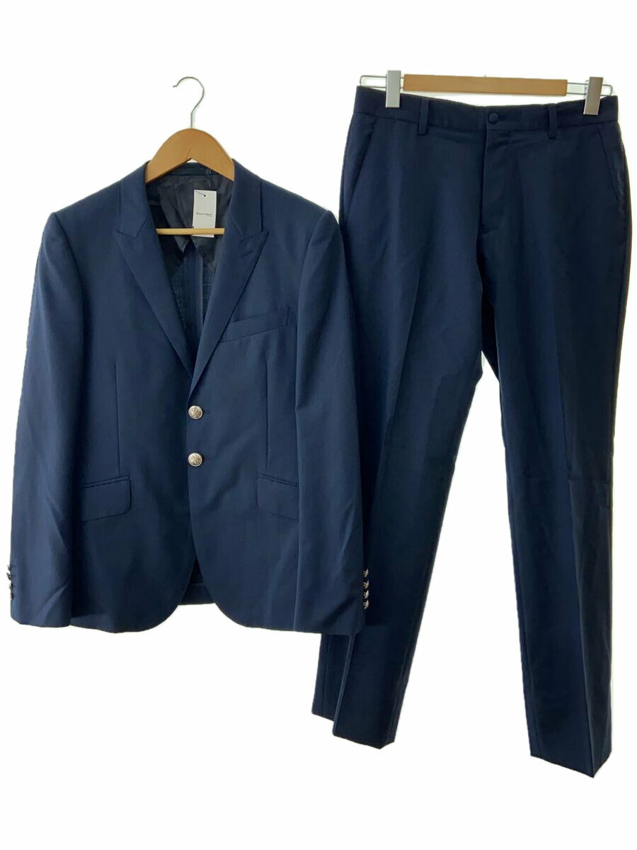【中古】Paul Smith◆セットアップ/M/ウール/NVY/PP-ST-31097/装飾ボタン【メンズウェア】