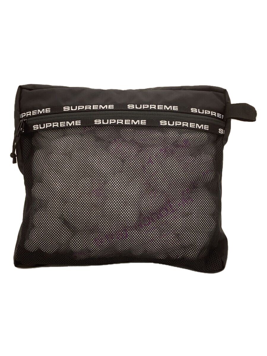 【中古】Supreme◆ポーチ/ナイロン/BLK//【バッグ】
