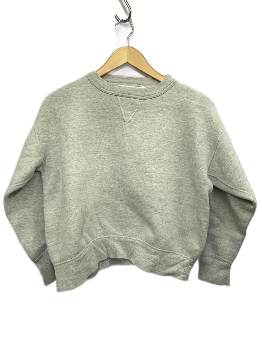【中古】WILSON◆50s/前V/スウェット/L/コットン/GRY【メンズウェア】