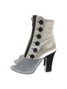 【中古】MIU MIU◆ブーツ/35.5/SLV【シューズ】