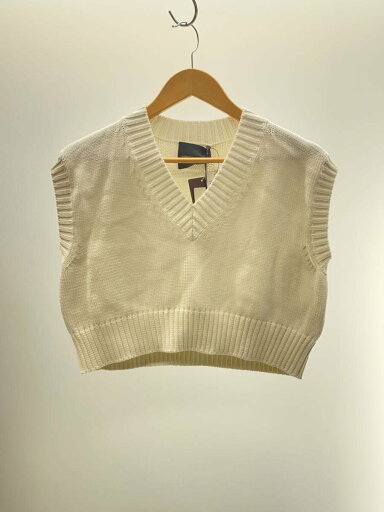 【中古】ROBERTO COLLINA◆ニットベスト(厚手)/FREE/コットン/WHT/無地/23-080-923-0000-1-0【レディースウェア】 【中古】ROBERTO COLLINA◆ニットベスト(厚手)/FREE/コットン/WHT/無地/23-080-923-0000-1-0【レディースウェア】