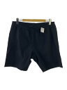 【中古】Needles Sportswear◆ショートパンツ/L/ポリエステル/ブラック/無地/OT280【メンズウェア】