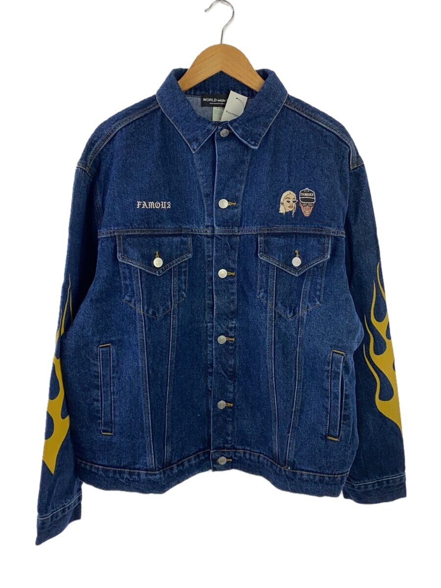 【中古】WORLD wide FAMOUS◆Gジャン/XL/コットン/NVY【メンズウェア】