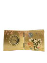 【中古】箔一(HAKUICHI)◆時計/アナログ/GLD/屏風時計/かづき【インテリア小物・日用雑貨】