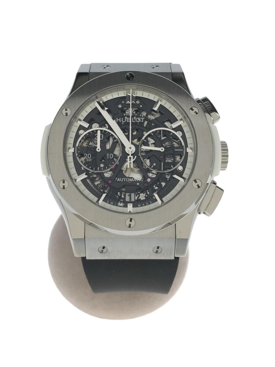 【中古】HUBLOT◆クラシックフュージョン/箱付/自動巻腕時計/2021/10/MOH済/525.NE.0127.LR【服飾雑貨他】