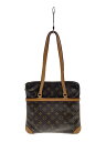 【中古】LOUIS VUITTON◆クーサンGM_モノグラム・キャンバス_BRW/PVC/BRW【バッグ】