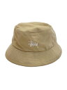 【中古】STUSSY◆90s/OLD STUSSY/ポリエステル/BEG/メンズ【服飾雑貨他】