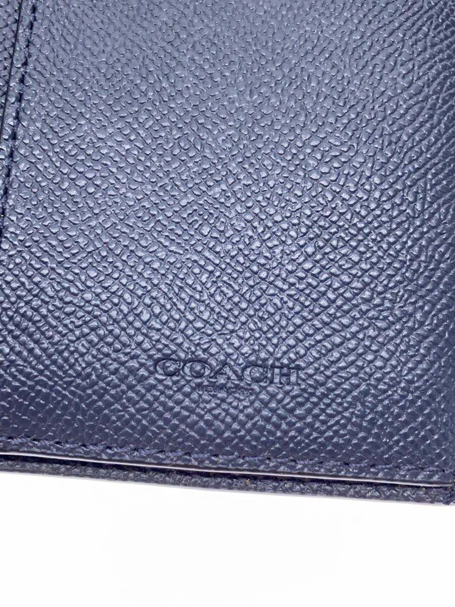 【中古】COACH◆長財布/レザー/NVY/無...の紹介画像3