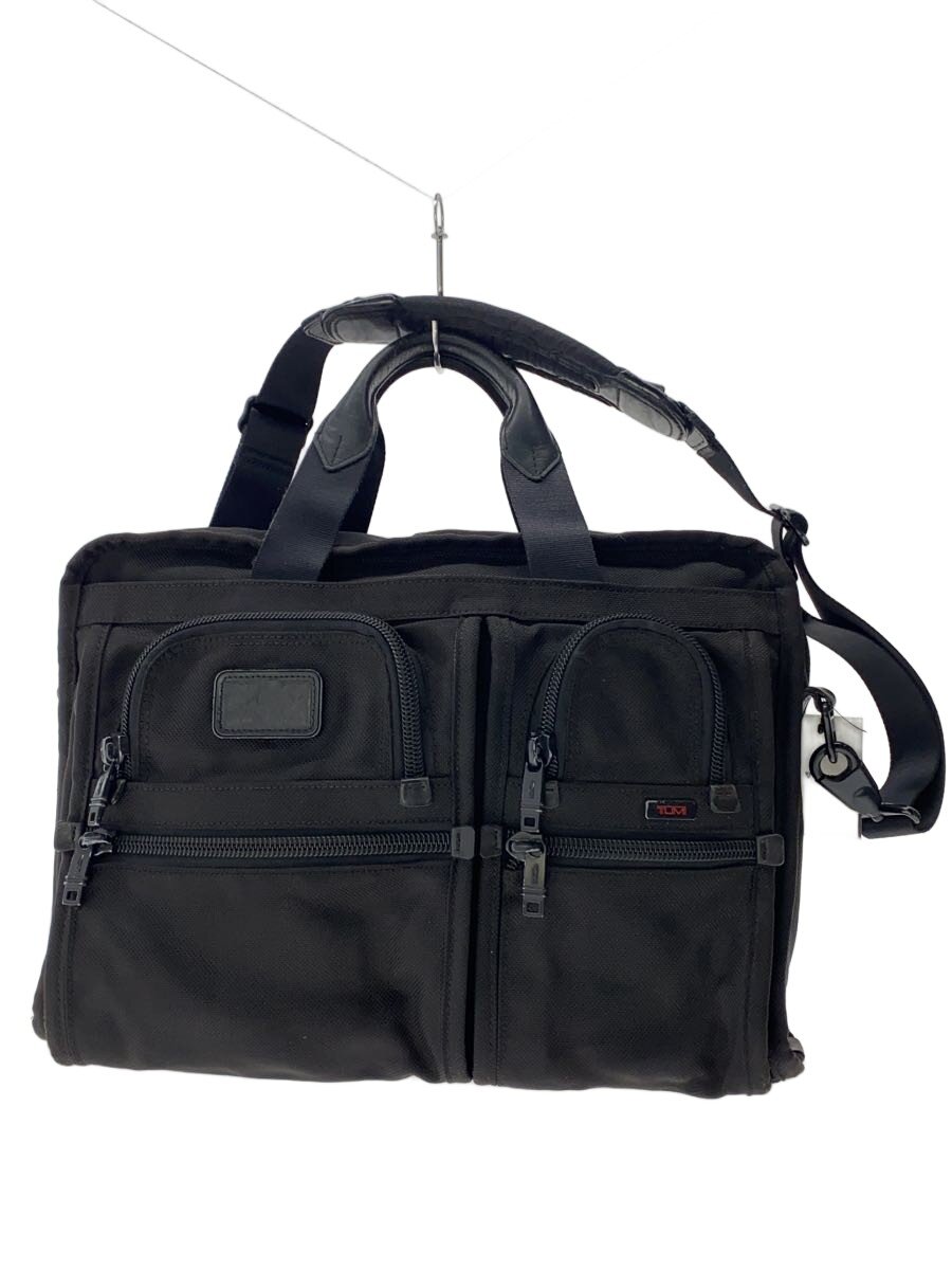 【中古】TUMI◆ブリーフケース/ナイロン/BLK【バッグ】