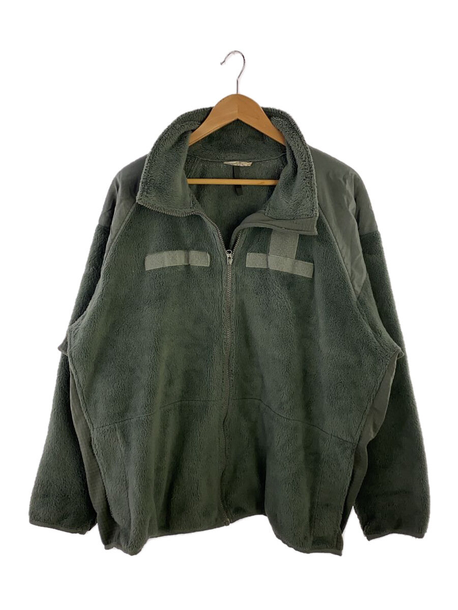【中古】US.ARMY◆フリースジャケット/--/ポリエステル/KHK【メンズウェア】