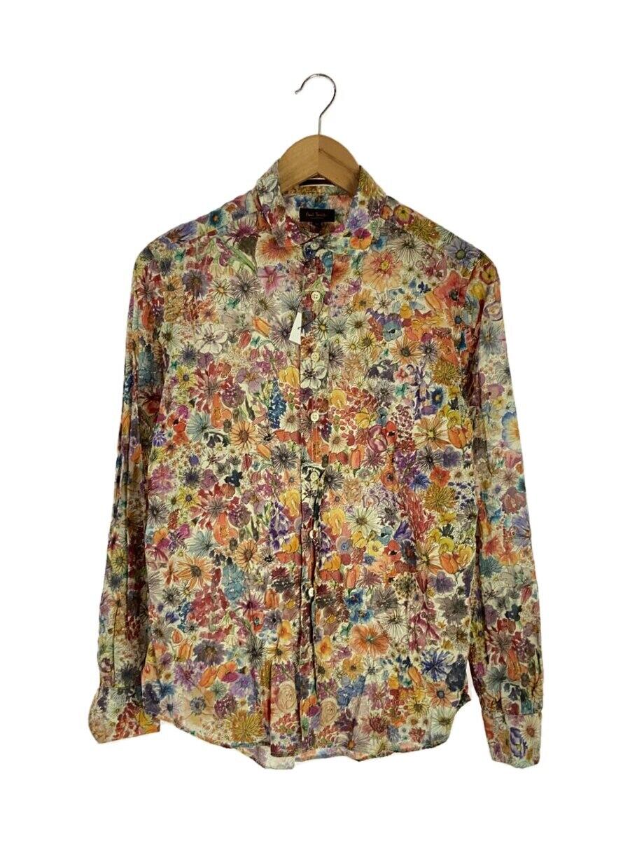 【中古】Paul Smith◆THE WILD FLOWER PRINT SHIRT/シャツ/M/コットン/マルチカラー/花柄/254388/【メンズウェア】