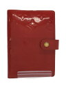 【中古】LOUIS VUITTON◆アジェンダPM_モノグラム・ヴェルニ_RED/エナメル/RED/レディース【服飾雑貨他】