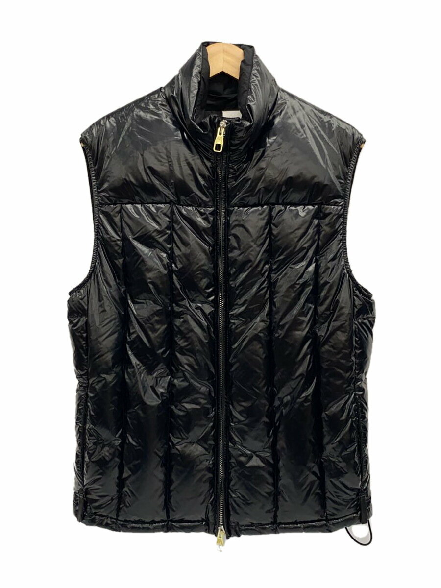 【中古】dunhill◆ダウンジャケット/キルティング/M/ナイロン/BLK【メンズウェア】