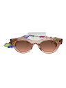 【中古】AKILA LA/Mabel Sunglasses with Chain/サングラス/ピンク/レディース【服飾雑貨他】