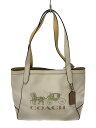 【中古】COACH◆ホースアンドキャリッジ/トートバッグ/レザー/CRM/H2154-C4063【バッグ】(4)