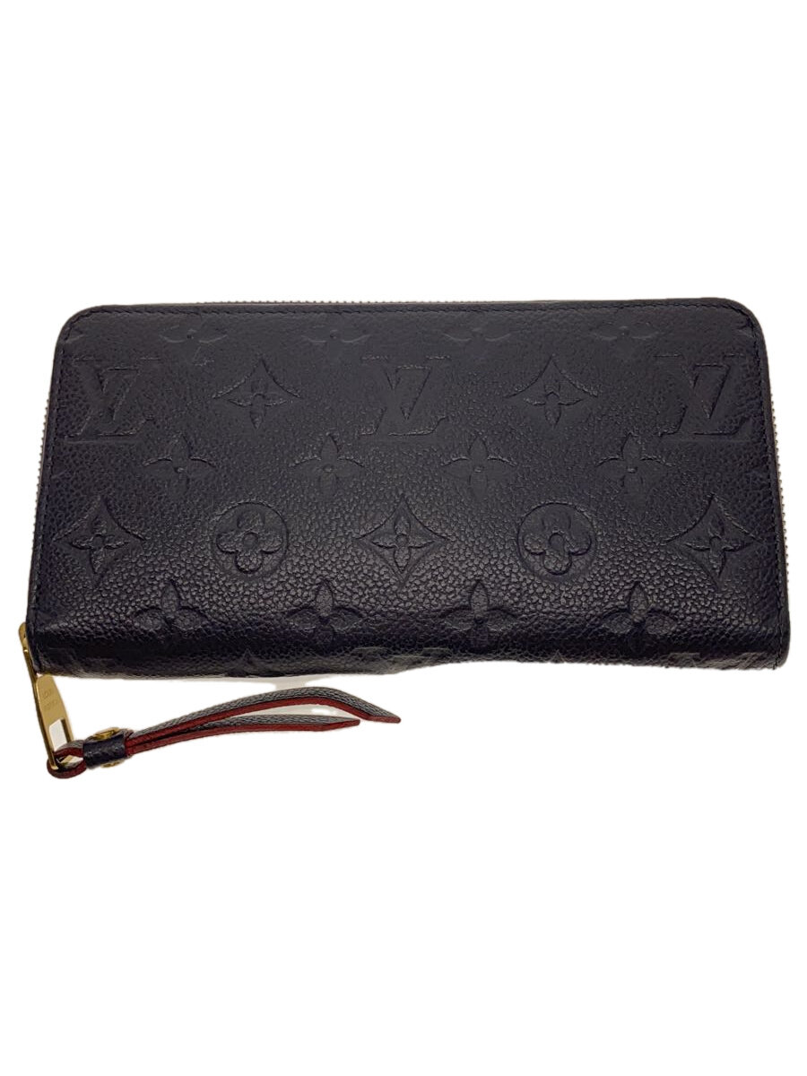楽天2nd STREET 楽天市場店【中古】LOUIS VUITTON◆ジッピー・ウォレット_モノグラム・アンプラント_BLK/牛革/BLK/総柄/レディース【服飾雑貨他】