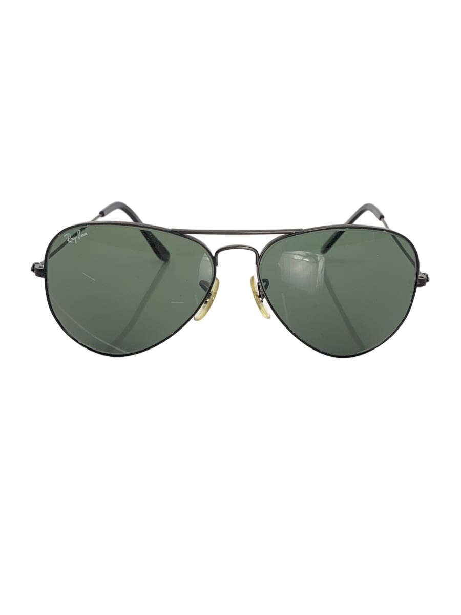 【中古】Ray-Ban◆サングラス/ティアドロップ/メタル/BLK/BLU/メンズ【服飾雑貨他】