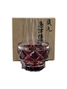 【中古】島津薩摩切子◆グラス/RED【キッチン用品】