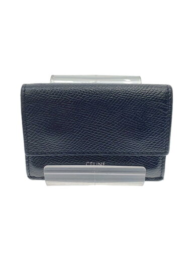 【中古】CELINE◆3つ折り財布/レザー/ブラック【服飾雑貨他】 【中古】CELINE◆3つ折り財布/レザー/ブラック【服飾雑貨他】