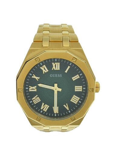 【中古】GUESS◆クォーツ腕時計/アナログ/ステンレス/GRN/GLD/GW0575G2【服飾雑貨他】 【中古】GUESS◆クォーツ腕時計/アナログ/ステンレス/GRN/GLD/GW0575G2【服飾雑貨他】