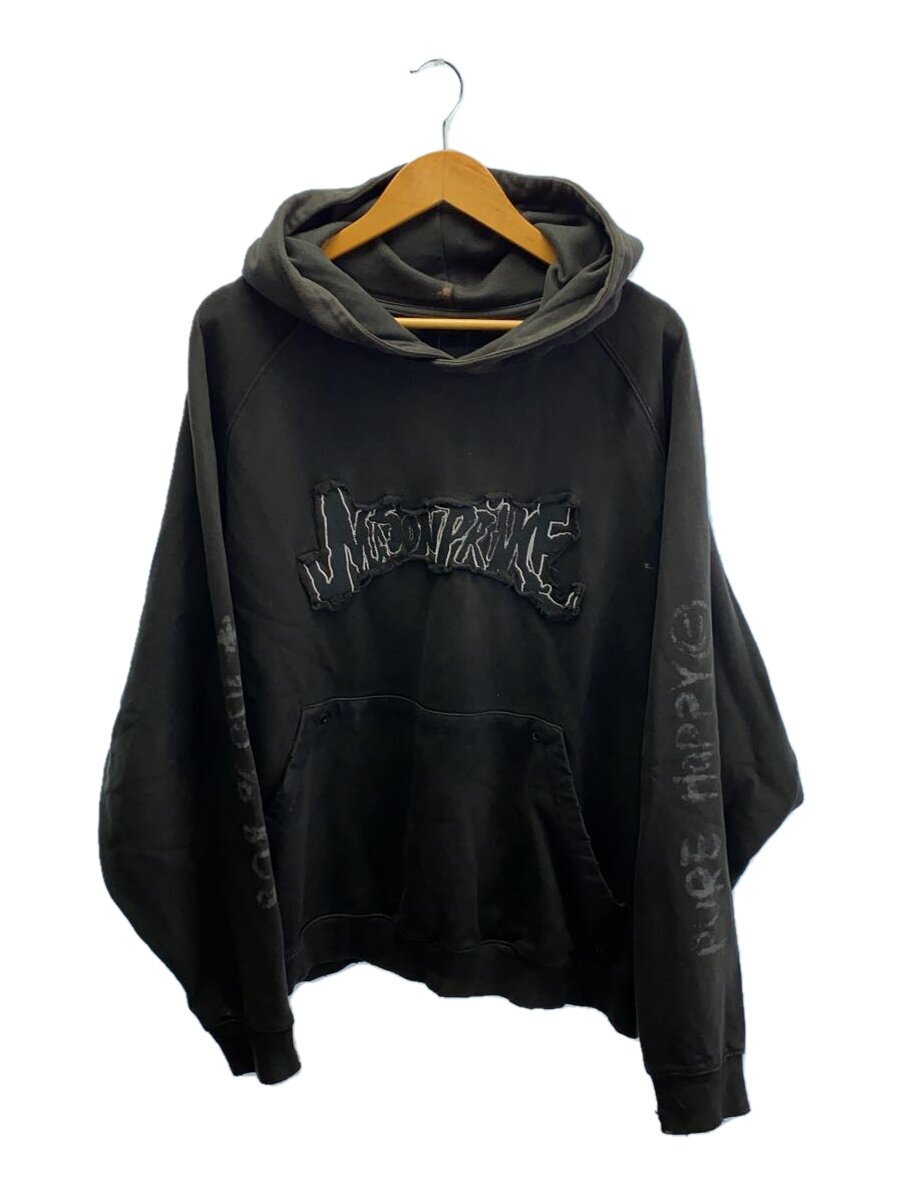 MASONPRINCE◆パーカー/コットン/GRY/無地/WY6224/オーバーサイズ パッチロゴ ヘビーオンスパーカー