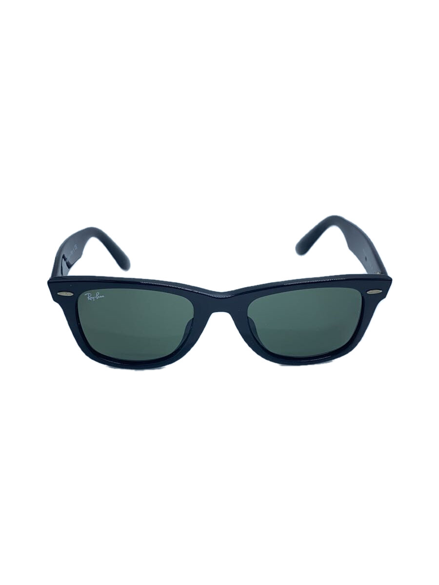 【中古】Ray-Ban◆WAYFARER/サングラス/プラスチック/BLK/メンズ/RB2140-F【服飾雑貨他】