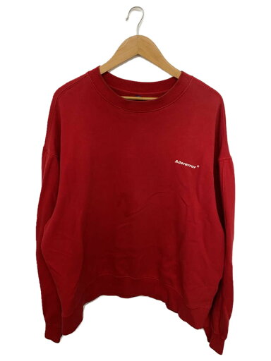 【中古】ADER ERROR◆汚れ有/スウェット/3/コットン/RED【メンズウェア】 【中古】ADER ERROR◆汚れ有/スウェット/3/コットン/RED【メンズウェア】