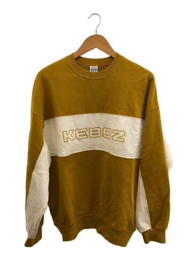 【中古】Keboz◆ケボズ/スウェット/M/コットン/YLW【メンズウェア】 【中古】Keboz◆ケボズ/スウェット/M/コットン/YLW【メンズウェア】