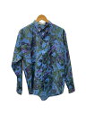 【中古】SANT ANGELO/長袖シャツ/XXL/--/BLU/総柄【メンズウェア】(4)