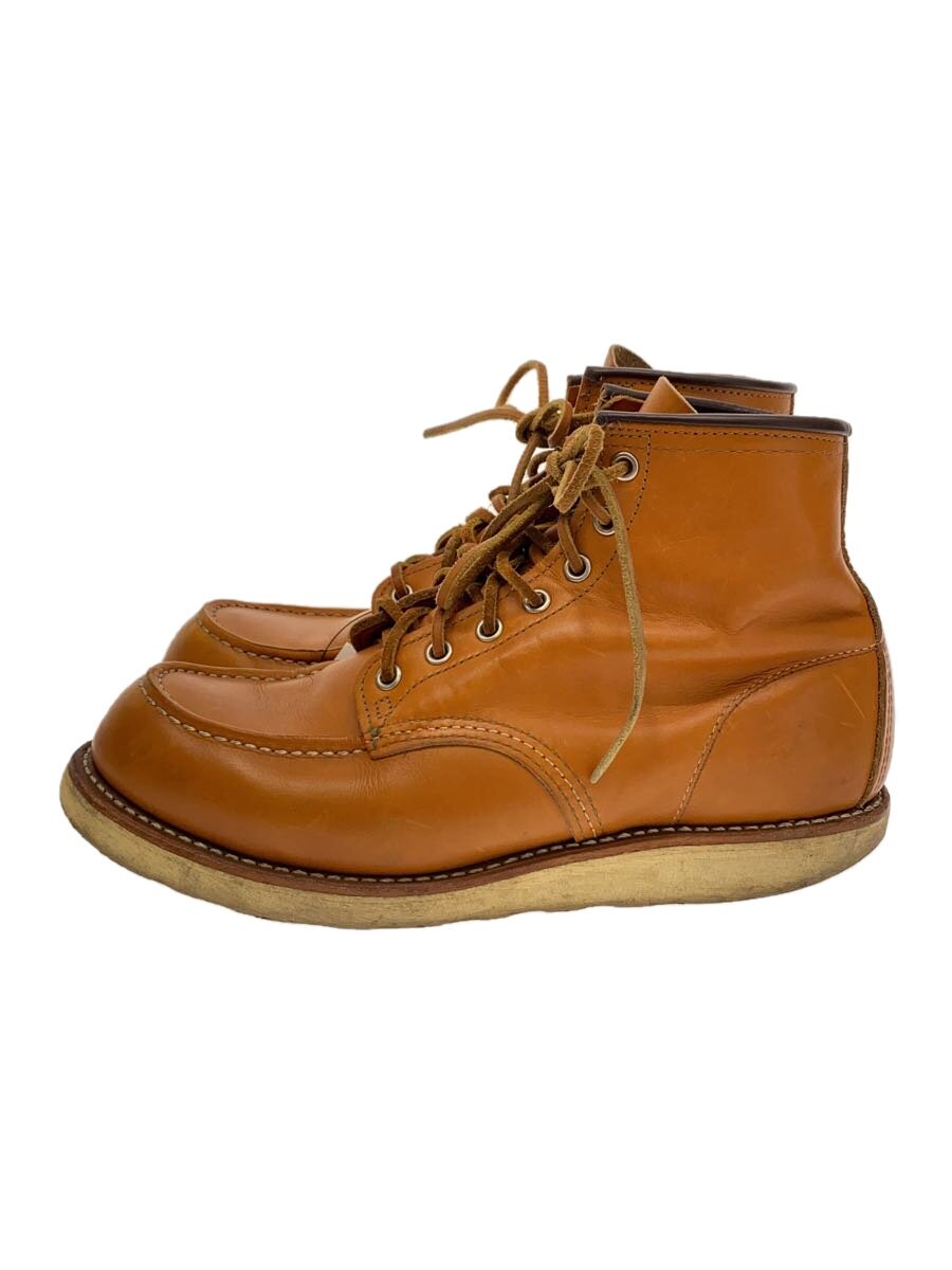 【中古】RED WING◆レースアップブーツ/26cm/CML/レザー/9875復刻/犬タグ【シューズ】