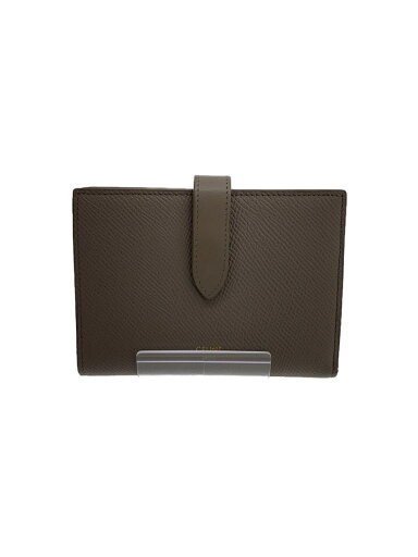 【中古】CELINE◆2つ折り財布/レザー/グレー/10B643BRU【服飾雑貨他】 【中古】CELINE◆2つ折り財布/レザー/グレー/10B643BRU【服飾雑貨他】
