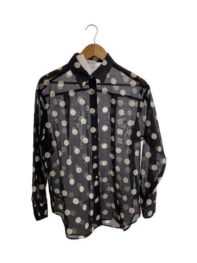 【中古】UNITED ARROWS◆長袖ブラウス/38/ポリエステル/BLK/ドット/1511-162-1452-095【レディースウェア】 【中古】UNITED ARROWS◆長袖ブラウス/38/ポリエステル/BLK/ドット/1511-162-1452-095【レディースウェア】
