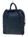 【中古】agnes b.◆リュック/ナイロン/BLK/無地/WAS13-04【バッグ】