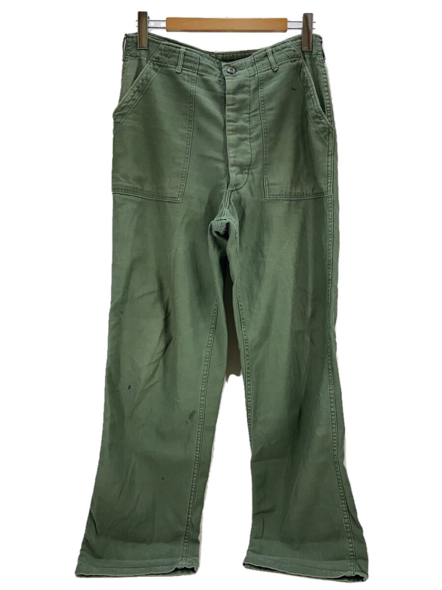 【中古】US.ARMY◆60s/ベイカーパンツ/ファティーグパンツ/34/コットン/KHK/8405-082-6614//【メンズウェア】