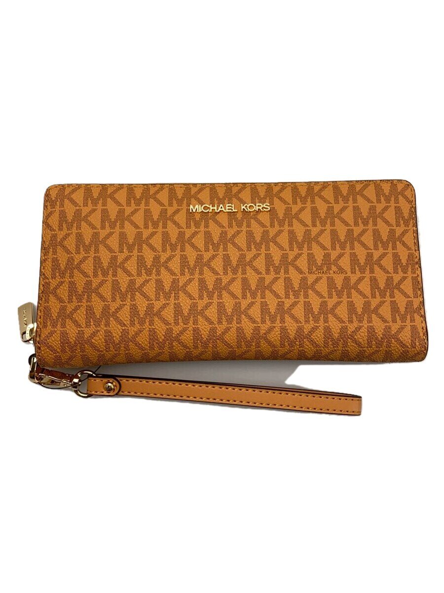 【中古】MICHAEL KORS◆長財布/--/CML/総柄/レディース/35R4GTVT3V【服飾雑貨他】