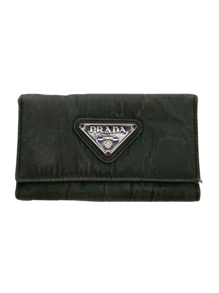 【中古】PRADA◆キーケース/ナイロン/GRN/メンズ//【服飾雑貨他】