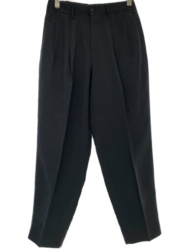 【中古】yohji yamamoto POUR HOMME◆スラックスパンツ/M/トリアセテート/BLK/無地/HT-P03-500【メンズウェア】 【中古】yohji yamamoto POUR HOMME◆スラックスパンツ/M/トリアセテート/BLK/無地/HT-P03-500【メンズウェア】