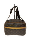【中古】LOUIS VUITTON◆リポーターPM_モノグラム・キャンバス_BRW/PVC/BRW【バッグ】