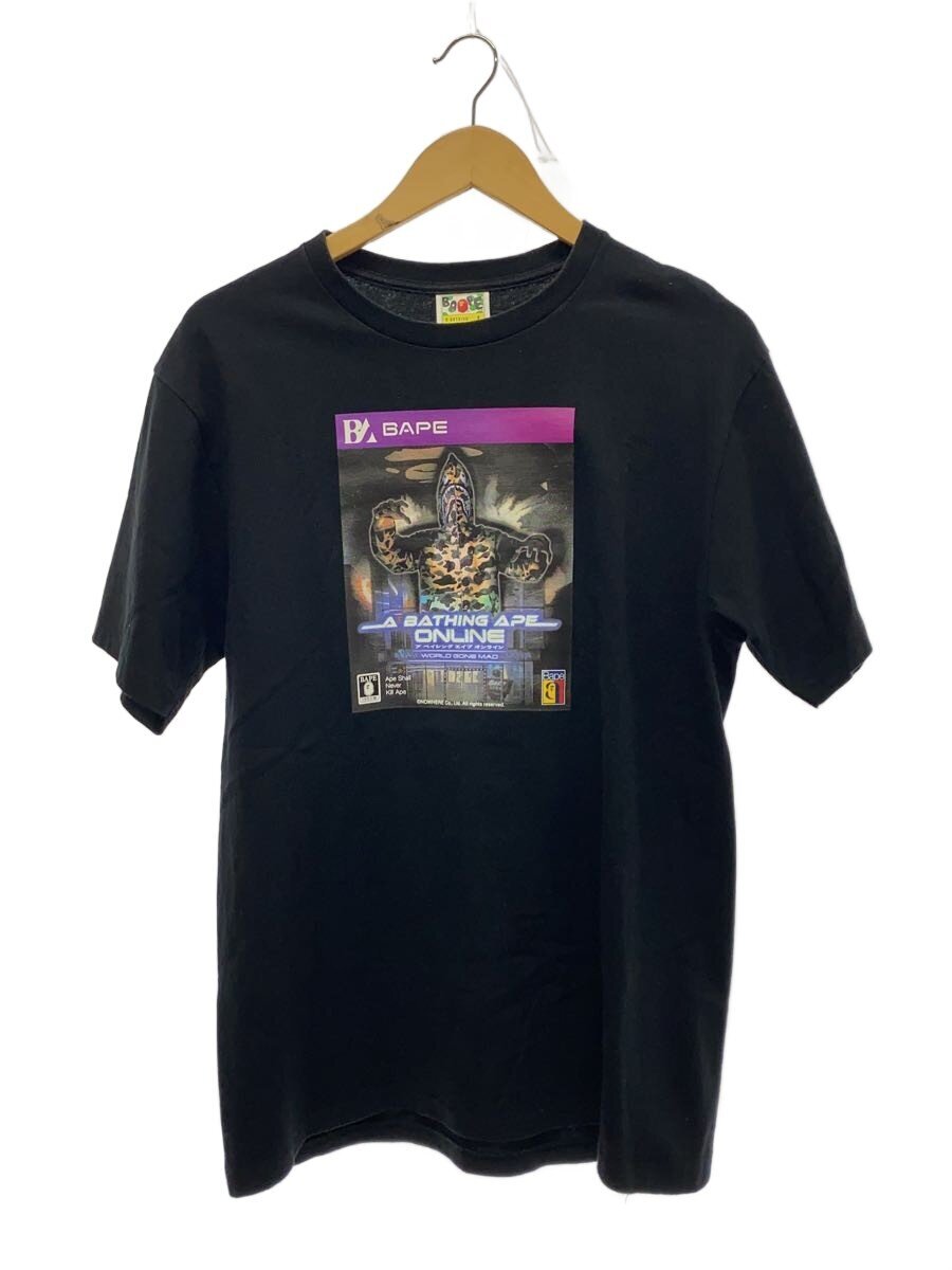 Rakuten - 【中古】A BATHING APE◆22SS/GAME PACKAGE TEE/L/コットン/BLK/無地/001TEI301063M//【メンズウェア】