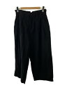 【中古】OUVERT/ワイドパンツ/FREE/コットン/BLK/2940324/ボタン欠損【レディースウェア】