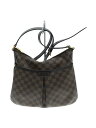 【中古】LOUIS VUITTON◆ブルームズベリPM_ダミエ・エベヌ_BRW/PVC/BRW【バッグ】