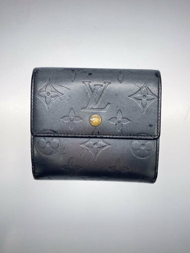【中古】LOUIS VUITTON◆ポルト・モネ・ビエ・カルト・クレディ_モノグラム・マット_NVY/レザー/NVY/レディース【服飾雑貨他】 【中古】LOUIS VUITTON◆ポルト・モネ・ビエ・カルト・クレディ_モノグラム・マット_NVY/レザー/NVY/レディース【服飾雑貨他】