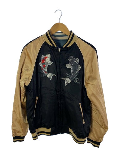 【中古】絡繰魂◆スカジャン/--/レーヨン【メンズウェア】 【中古】絡繰魂◆スカジャン/--/レーヨン【メンズウェア】